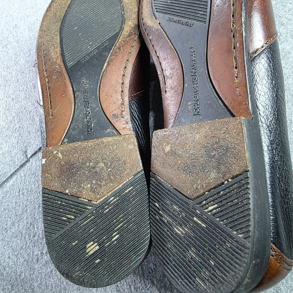 Johnston & Murphy Aragon II Kiltie Tassel Loafers 9.5 M Black Mahogany 20-552